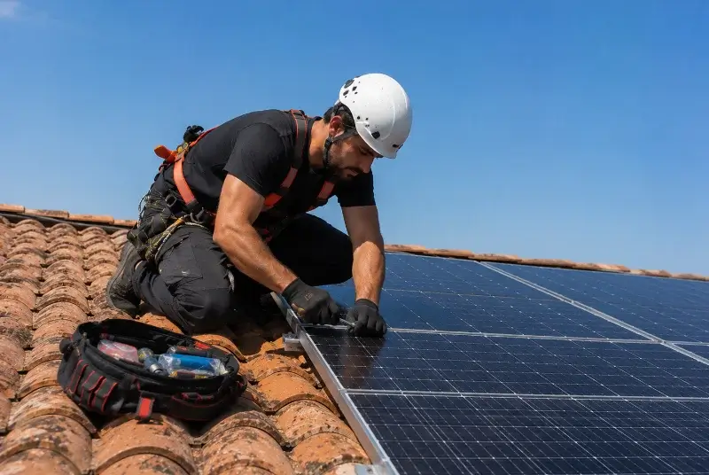 Maintenance et monitoring de panneaux solaires à Meistratzheim